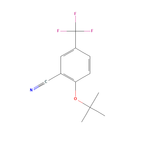 2-[(2-methylpropan-2-yl)oxy]-5-(trifluoromethyl)benzonitrile (CAS: 693248-12-3) - Related Chemical Product