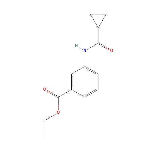 ethyl 3-(cyclopropanecarbonylamino)benzoate (CAS: 723759-58-8) - Related Chemical Product