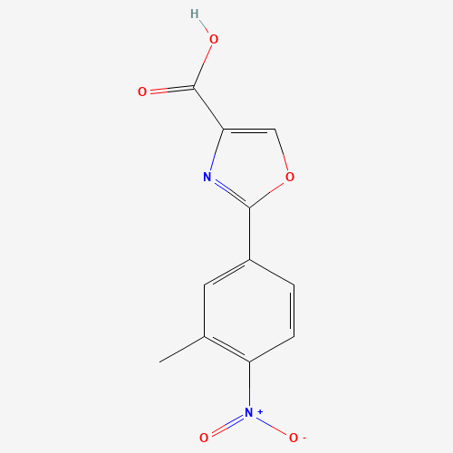 2-(3-methyl-4-nitrophenyl)-1,3-oxazole-4-carboxylic acid (CAS: 885273-86-9) - Related Chemical Product