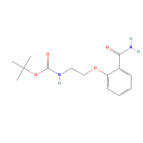 tert-butyl N-[2-(2-carbamoylphenoxy)ethyl]carbamate (CAS: 1256633-35-8) - Related Chemical Product