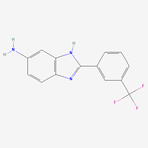 2-[3-(trifluoromethyl)phenyl]-3H-benzimidazol-5-amine (CAS: 263022-20-4) - Related Chemical Product