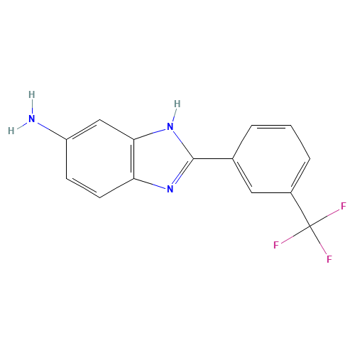 2-[3-(trifluoromethyl)phenyl]-3H-benzimidazol-5-amine (CAS: 263022-20-4) - Related Chemical Product