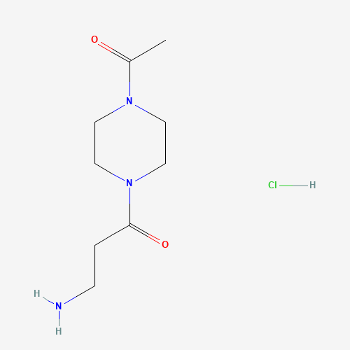 1-(4-acetylpiperazin-1-yl)-3-aminopropan-1-one;hydrochloride (CAS: 701290-61-1) - Related Chemical Product