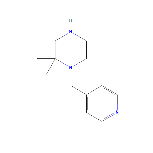 2,2-dimethyl-1-(pyridin-4-ylmethyl)piperazine (CAS: 1263387-82-1) - Related Chemical Product