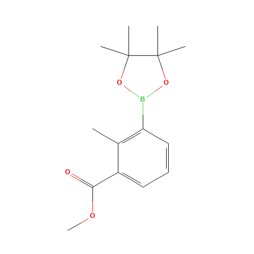 methyl 2-methyl-3-(4,4,5,5-tetramethyl-1,3,2-dioxaborolan-2-yl)benzoate (CAS: 955929-54-1) - Related Chemical Product