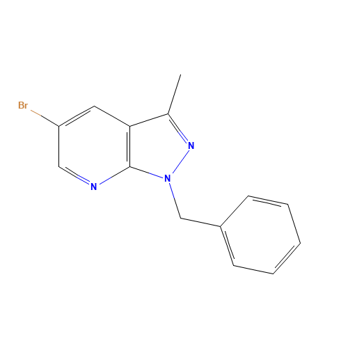 1-benzyl-5-bromo-3-methylpyrazolo[3,4-b]pyridine (CAS: 1131121-64-6) - Related Chemical Product