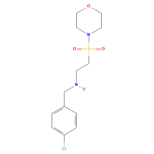 N-[(4-chlorophenyl)methyl]-2-morpholin-4-ylsulfonylethanamine (CAS: 1391078-52-6) - Related Chemical Product