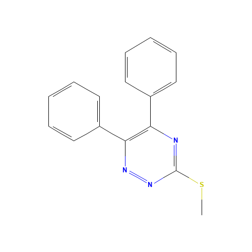 3-methylsulfanyl-5,6-diphenyl-1,2,4-triazine (CAS: 28735-33-3) - Related Chemical Product