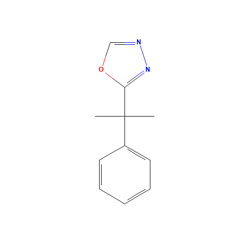 2-(2-phenylpropan-2-yl)-1,3,4-oxadiazole (CAS: 252253-32-0) - Related Chemical Product