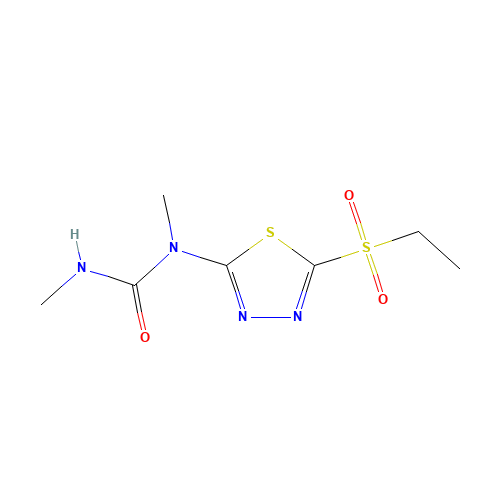 1-(5-ethylsulfonyl-1,3,4-thiadiazol-2-yl)-1,3-dimethylurea (CAS: 30043-49-3) - Related Chemical Product