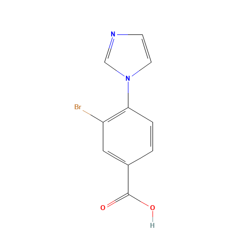 3-bromo-4-imidazol-1-ylbenzoic acid (CAS: 1141669-53-5) - Related Chemical Product
