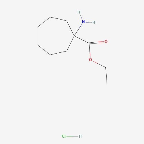 ethyl 1-aminocycloheptane-1-carboxylate;hydrochloride (CAS: 1171185-92-4) - Chemical Structure and Molecular Formula 