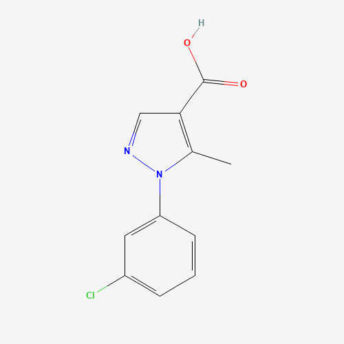 1-(3-chlorophenyl)-5-methylpyrazole-4-carboxylic acid (CAS: 241799-33-7) - Related Chemical Product