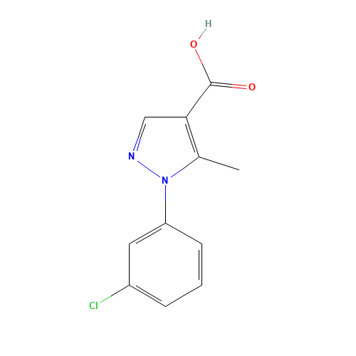 1-(3-chlorophenyl)-5-methylpyrazole-4-carboxylic acid (CAS: 241799-33-7) - Related Chemical Product
