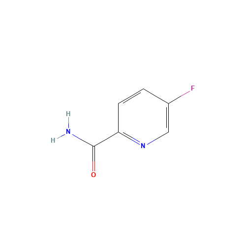 5-fluoropyridine-2-carboxamide (CAS: 499796-71-3) - Chemical Structure and Molecular Formula 