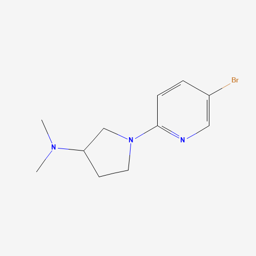 1-(5-bromopyridin-2-yl)-N,N-dimethylpyrrolidin-3-amine (CAS: 690264-82-5) - Related Chemical Product