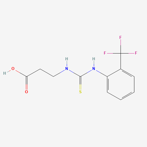 3-[[2-(trifluoromethyl)phenyl]carbamothioylamino]propanoic acid (CAS: 519056-57-6) - Related Chemical Product