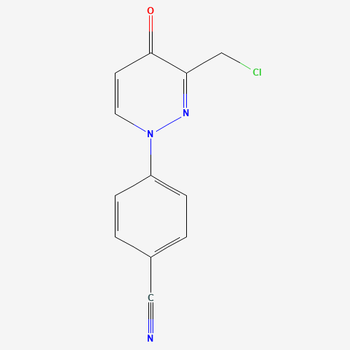 4-[3-(chloromethyl)-4-oxopyridazin-1-yl]benzonitrile (CAS: 1314389-02-0) - Related Chemical Product