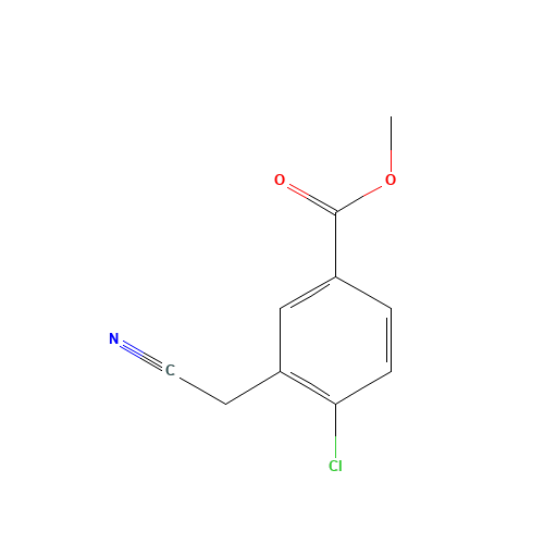 methyl 4-chloro-3-(cyanomethyl)benzoate (CAS: 872091-83-3) - Related Chemical Product