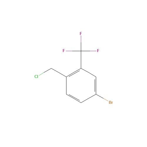 4-bromo-1-(chloromethyl)-2-(trifluoromethyl)benzene (CAS: 1214350-42-1) - Related Chemical Product