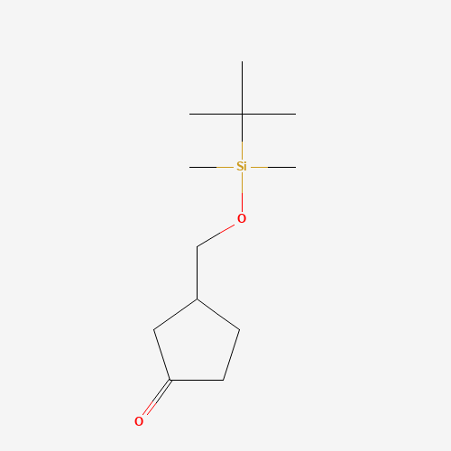 3-[[tert-butyl(dimethyl)silyl]oxymethyl]cyclopentan-1-one (CAS: 173776-28-8) - Related Chemical Product