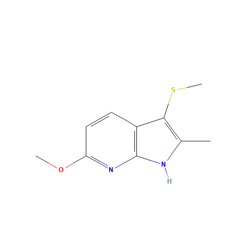 6-methoxy-2-methyl-3-methylsulfanyl-1H-pyrrolo[2,3-b]pyridine (CAS: 850785-50-1) - Related Chemical Product