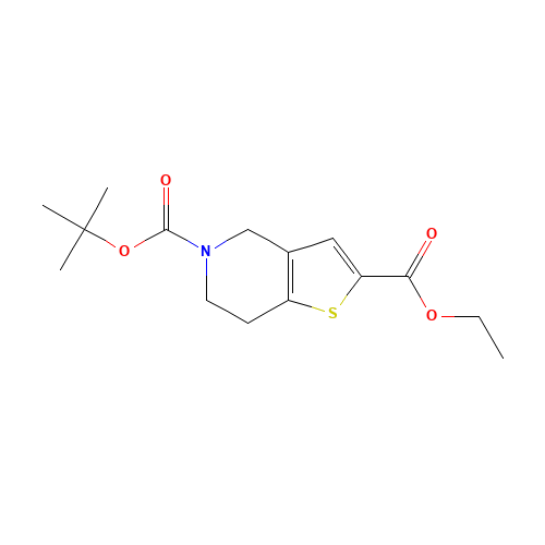 5-O-tert-butyl 2-O-ethyl 6,7-dihydro-4H-thieno[3,2-c]pyridine-2,5-dicarboxylate (CAS: 623564-30-7) - Related Chemical Product