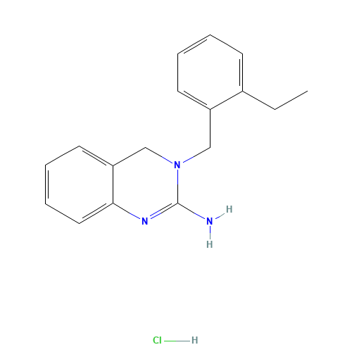 3-[(2-ethylphenyl)methyl]-4H-quinazolin-2-amine;hydrochloride (CAS: 75063-94-4) - Related Chemical Product