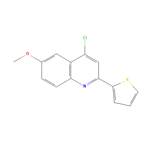 4-chloro-6-methoxy-2-thiophen-2-ylquinoline (CAS: 954225-75-3) - Related Chemical Product
