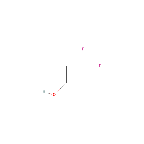 3,3-difluorocyclobutan-1-ol (CAS: 637031-88-0) - Chemical Structure and Molecular Formula 