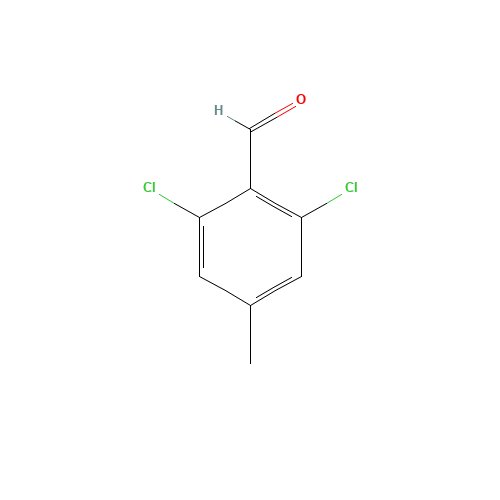 2,6-dichloro-4-methylbenzaldehyde (CAS: 116070-31-6) - Chemical Structure and Molecular Formula 