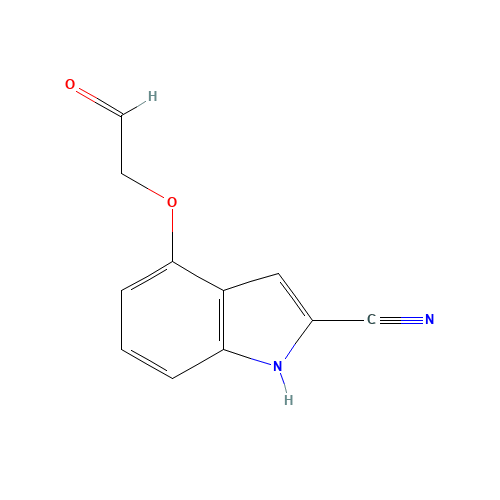 4-(2-oxoethoxy)-1H-indole-2-carbonitrile (CAS: 845887-42-5) - Related Chemical Product