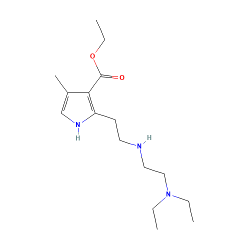 ethyl 2-[2-[2-(diethylamino)ethylamino]ethyl]-4-methyl-1H-pyrrole-3-carboxylate (CAS: 945381-59-9) - Related Chemical Product