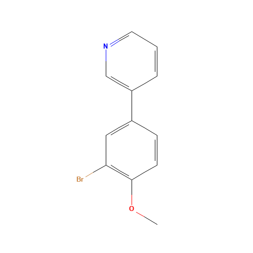 3-(3-bromo-4-methoxyphenyl)pyridine (CAS: 914349-55-6) - Related Chemical Product