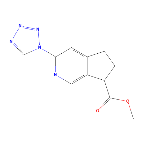methyl 3-(tetrazol-1-yl)-6,7-dihydro-5H-cyclopenta[c]pyridine-7-carboxylate (CAS: 1374575-39-9) - Related Chemical Product