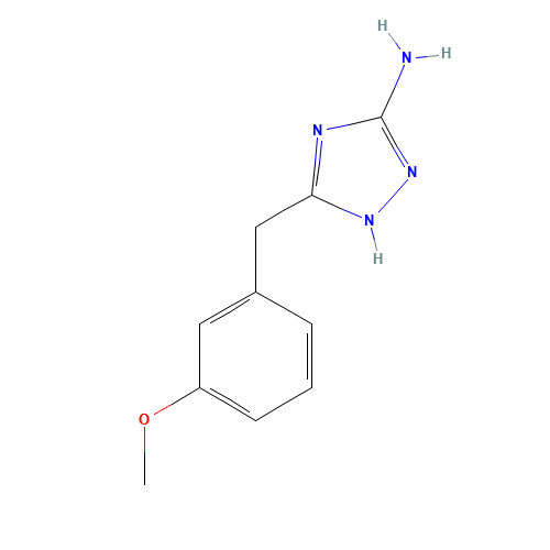 5-[(3-methoxyphenyl)methyl]-1H-1,2,4-triazol-3-amine (CAS: 502685-73-6) - Related Chemical Product