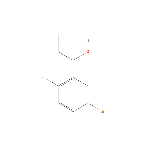 1-(5-bromo-2-fluorophenyl)propan-1-ol (CAS: 1197943-64-8) - Related Chemical Product
