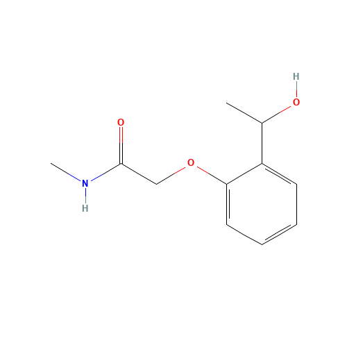 2-[2-(1-hydroxyethyl)phenoxy]-N-methylacetamide (CAS: 290327-90-1) - Related Chemical Product