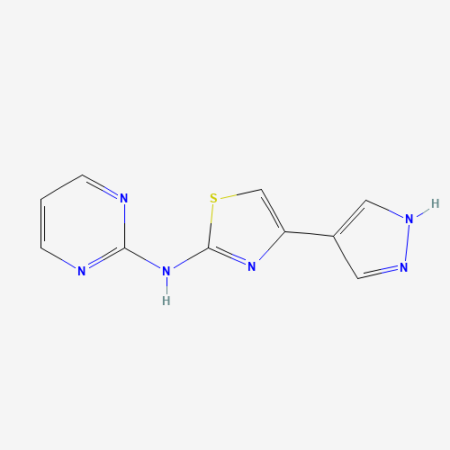 4-(1H-pyrazol-4-yl)-N-pyrimidin-2-yl-1,3-thiazol-2-amine (CAS: 1235313-26-4) - Related Chemical Product
