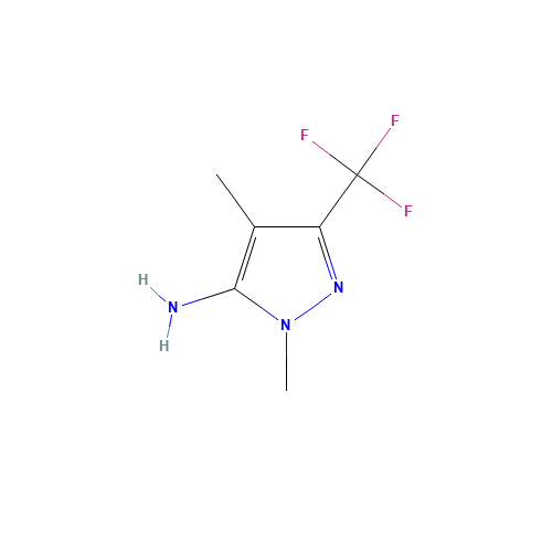 2,4-dimethyl-5-(trifluoromethyl)pyrazol-3-amine (CAS: 164668-13-7) - Related Chemical Product