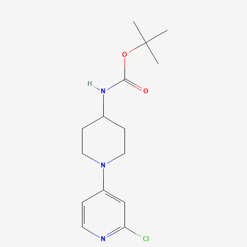 tert-butyl N-[1-(2-chloropyridin-4-yl)piperidin-4-yl]carbamate (CAS: 1206248-07-8) - Related Chemical Product