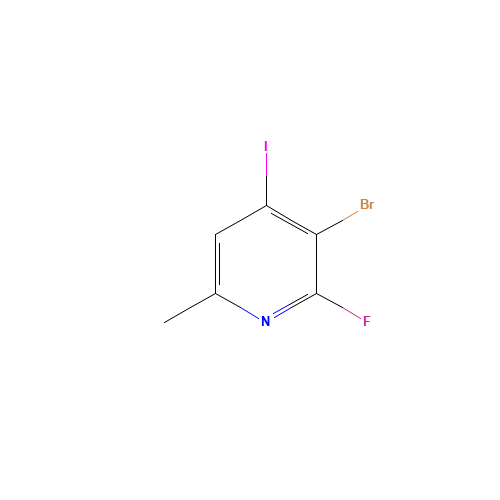 3-bromo-2-fluoro-4-iodo-6-methylpyridine (CAS: 1003711-61-2) - Related Chemical Product