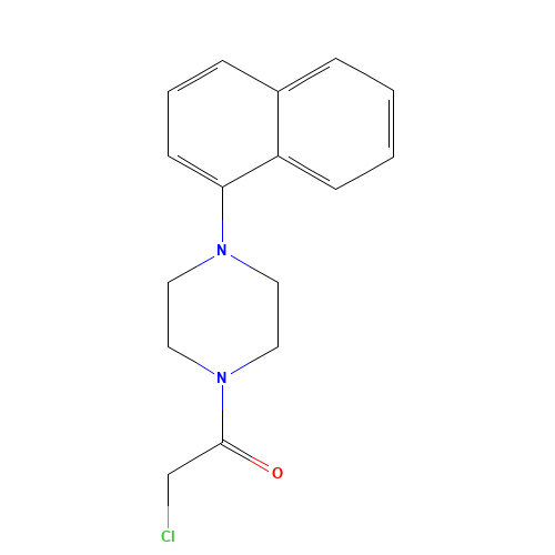 2-chloro-1-(4-naphthalen-1-ylpiperazin-1-yl)ethanone (CAS: 165751-25-7) - Related Chemical Product