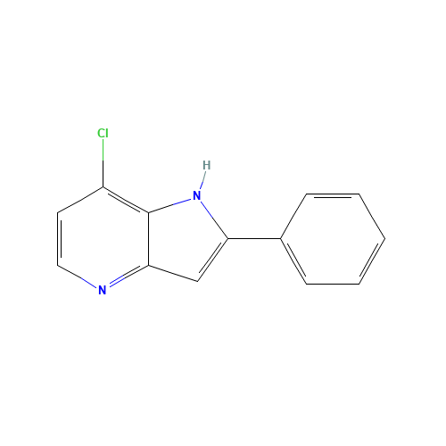 7-chloro-2-phenyl-1H-pyrrolo[3,2-b]pyridine (CAS: 237435-19-7) - Related Chemical Product