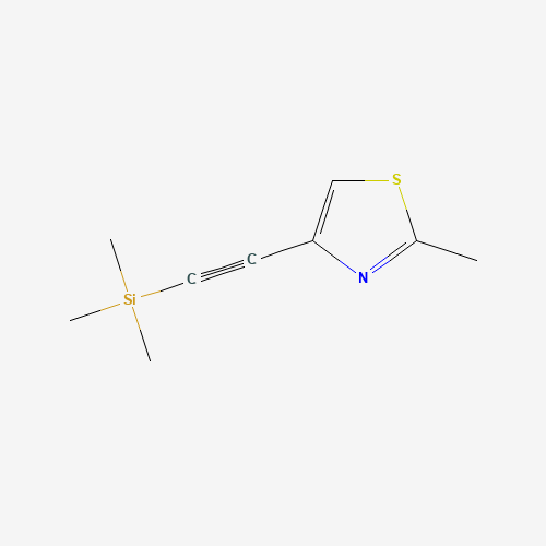 trimethyl-[2-(2-methyl-1,3-thiazol-4-yl)ethynyl]silane (CAS: 329203-85-2) - Related Chemical Product