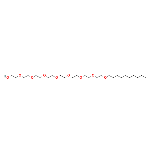 2-[2-[2-[2-[2-[2-[2-(2-decoxyethoxy)ethoxy]ethoxy]ethoxy]ethoxy]ethoxy]ethoxy]ethanol (CAS: 24233-81-6) - Related Chemical Product
