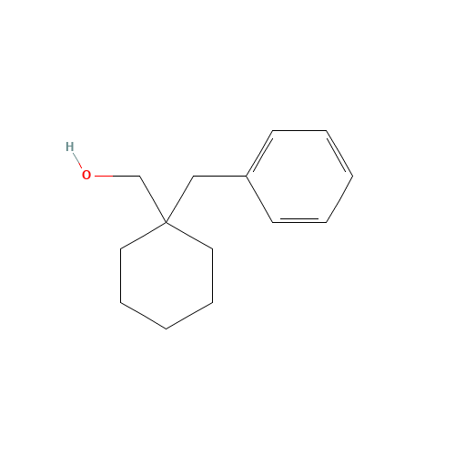 (1-benzylcyclohexyl)methanol (CAS: 568591-18-4) - Chemical Structure and Molecular Formula 