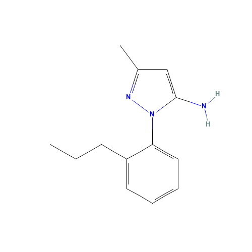 5-methyl-2-(2-propylphenyl)pyrazol-3-amine (CAS: 1380573-87-4) - Related Chemical Product
