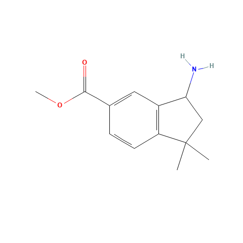 methyl 3-amino-1,1-dimethyl-2,3-dihydroindene-5-carboxylate (CAS: 1246505-78-1) - Related Chemical Product