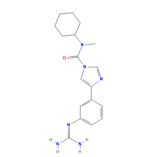 N-cyclohexyl-4-[3-(diaminomethylideneamino)phenyl]-N-methylimidazole-1-carboxamide (CAS: 1233857-48-1) - Related Chemical Product